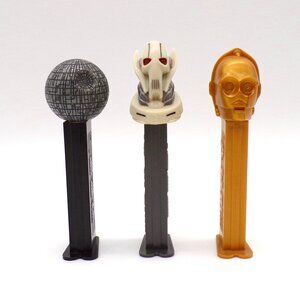 Pez Star Wars Candy Dispensers Death Star General Grievous C3PO Lot of 3